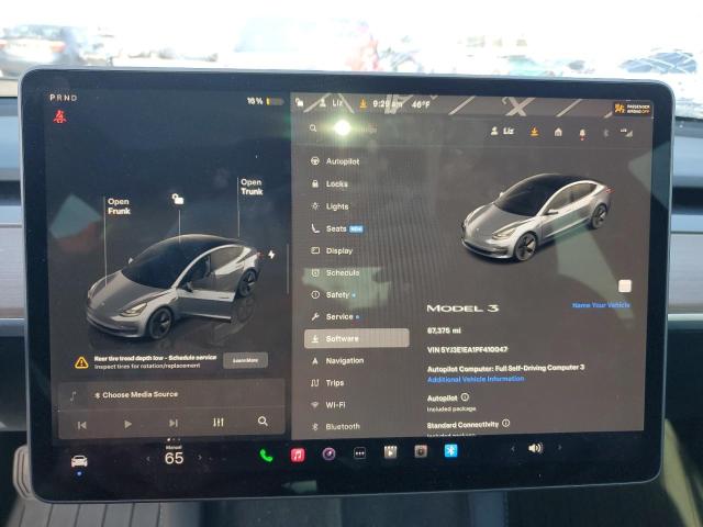 Photo 9 from auction – 2023 TESLA MODEL 3 with VIN 5YJ3E1EA1PF410047