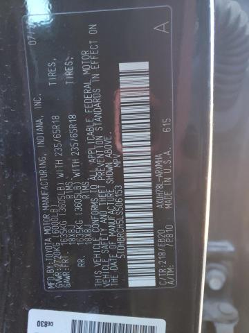 Photo 14 from auction – 2020 TOYOTA HIGHLANDER with VIN 5TDHBRCH5LS506153