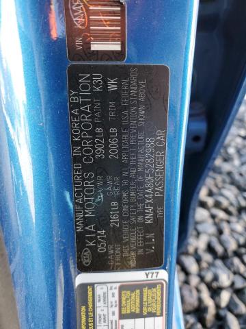 Photo 14 from auction – 2015 KIA FORTE EX with VIN KNAFX4A80F5282988
