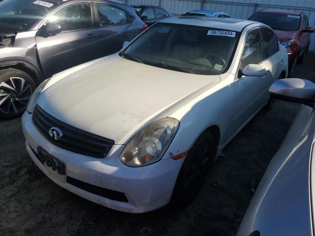 INFINITI G35 2005 with VIN JNKCV51E95M216756 - Photo from auction