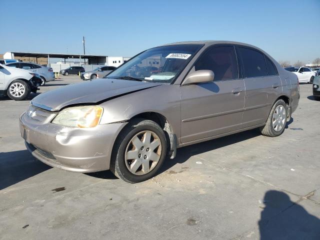 HONDA CIVIC EX 2001 with VIN 2HGES26731H563476 - Photo from auction