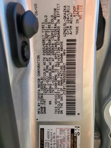 Photo 14 from auction – 2005 TOYOTA 4RUNNER LI with VIN JTEBT17R650054867