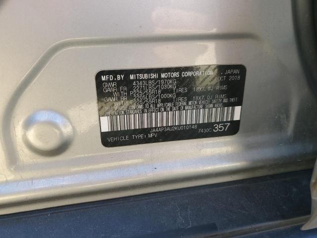 Photo 14 from auction – 2019 MITSUBISHI OUTLANDER with VIN JA4AP3AU2KU010148