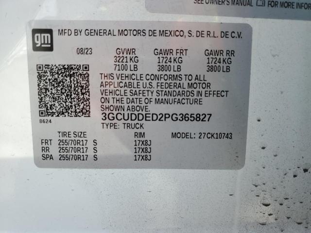 Photo 14 from auction – 2023 CHEVROLET SILVERADO with VIN 3GCUDDED2PG365827