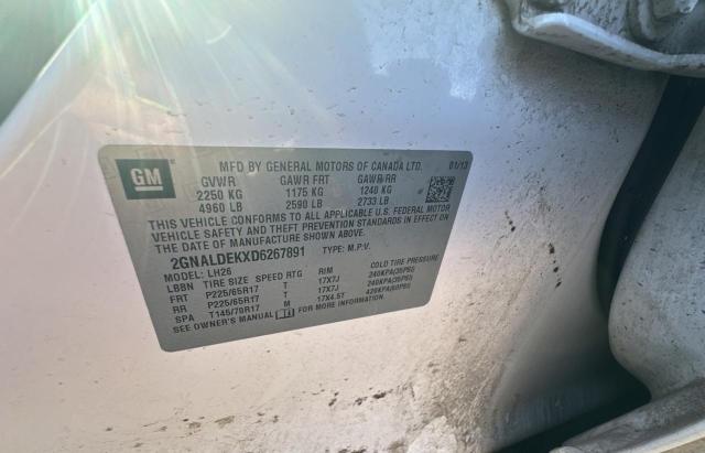Photo 10 from auction – 2013 CHEVROLET EQUINOX LT with VIN 2GNALDEKXD6267891