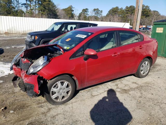 KIA RIO LX 2013 with VIN KNADM4A39D6157936 - Photo from auction