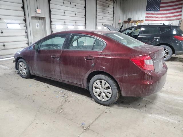 Photo 2 from auction – 2012 HONDA CIVIC LX with VIN 19XFB2F53CE083986