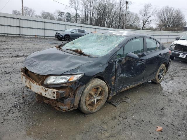 HONDA CIVIC SE 2015 with VIN 2HGFB2F77FH542657 - Photo from auction