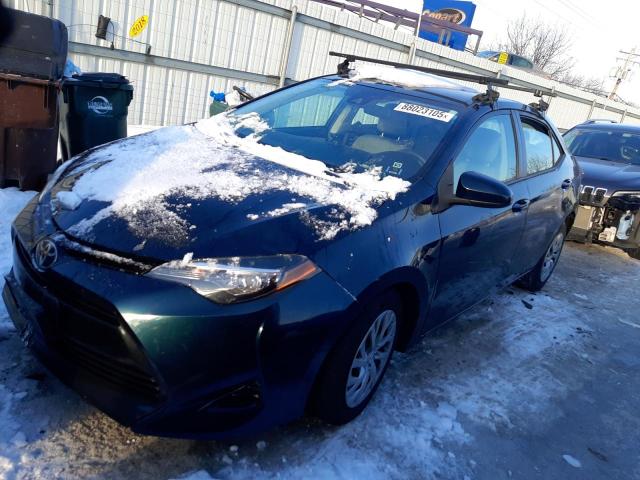 TOYOTA COROLLA L 2018 with VIN 2T1BURHE0JC001576 - Photo from auction