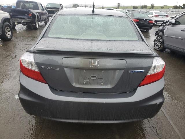 Photo 6 from auction – 2012 HONDA CIVIC HYBR with VIN JHMFB4F38CS008299