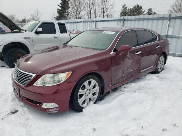 LEXUS LS 460L 2007 with VIN JTHGL46F675014876 - Photo from auction