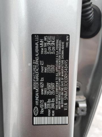 Photo 14 from auction – 2024 HYUNDAI TUCSON SEL with VIN 5NMJB3DE0RH348495