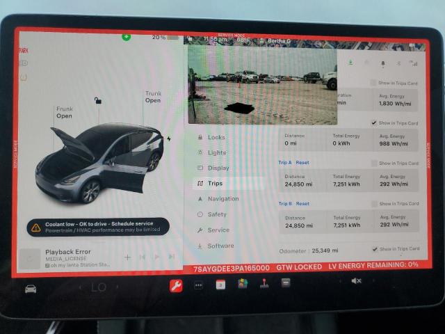 Photo 9 from auction – 2023 TESLA MODEL Y with VIN 7SAYGDEE3PA165000