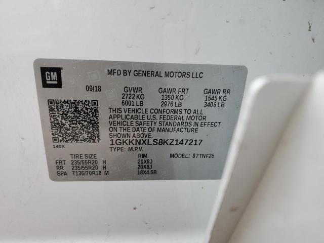 Photo 14 from auction – 2019 GMC ACADIA DEN with VIN 1GKKNXLS8KZ147217