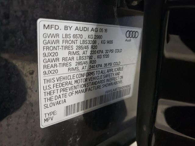 Photo 14 from auction – 2017 AUDI Q7 PREMIUM with VIN WA1LAAF73HD018382