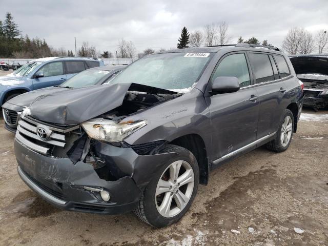 TOYOTA HIGHLANDER 2013 with VIN 5TDBK3EH5DS240876 - Photo from auction