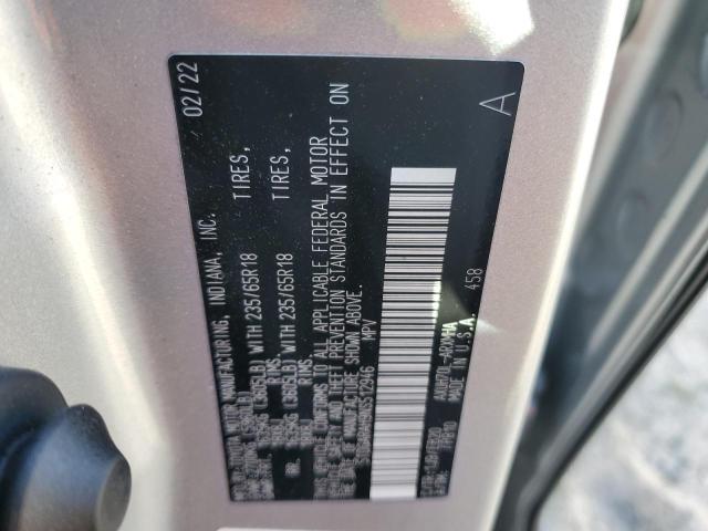 Photo 14 from auction – 2022 TOYOTA HIGHLANDER with VIN 5TDGARAH9NS512946