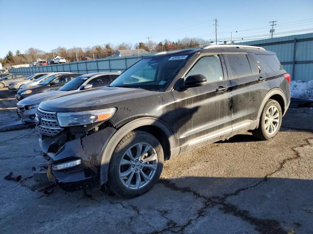 FORD EXPLORER L 2021 with VIN 1FMSK8FHXMGA84447 - Photo from auction