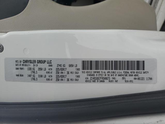 Photo 14 from auction – 2015 DODGE GRAND CARA with VIN 2C4RDGBG7FR508673