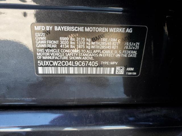 Photo 14 from auction – 2020 BMW X7 XDRIVE4 with VIN 5UXCW2C04L9C67405