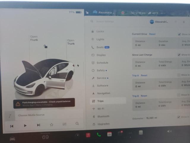 Photo 9 from auction – 2023 TESLA MODEL 3 with VIN 5YJ3E1EC6PF399676
