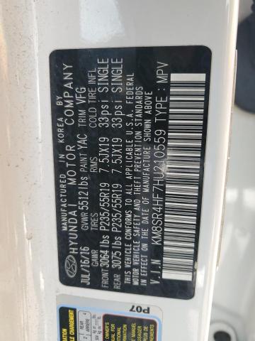 Photo 14 from auction – 2017 HYUNDAI SANTA FE S with VIN KM8SR4HF7HU210559