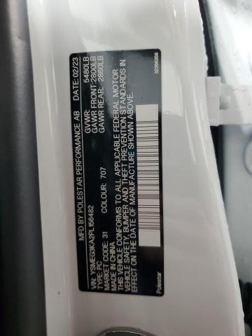 Photo 14 from auction – 2023 POLESTAR 2 with VIN YSMEG3KA2PL156482