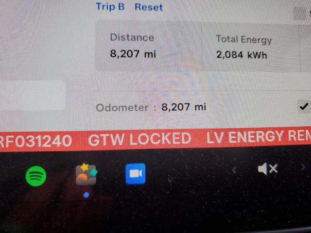 Photo 9 from auction – 2024 TESLA MODEL Y with VIN 7SAYGDEE3RF031240