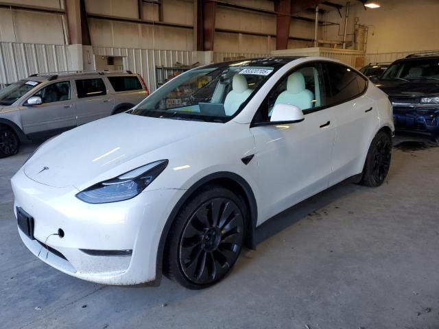 TESLA MODEL Y 2022 with VIN 7SAYGDEF1NF448083 - Photo from auction
