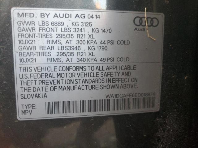 Photo 14 from auction – 2014 AUDI Q7 PRESTIG with VIN WA1DGAFE6ED018874