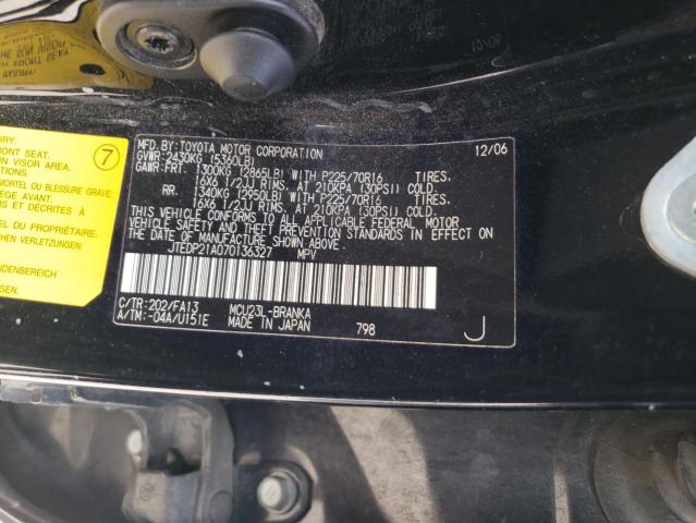 Photo 14 from auction – 2007 TOYOTA HIGHLANDER with VIN JTEDP21A070136327
