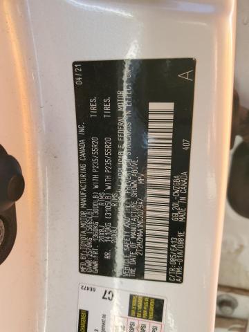 Photo 14 from auction – 2021 LEXUS RX 350 with VIN 2T2HZMAA1MC207947