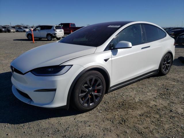 TESLA MODEL X 2024 with VIN 7SAXCBE65RF437640 - Photo from auction