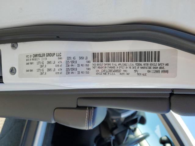 Photo 14 from auction – 2015 JEEP CHEROKEE L with VIN 1C4PJLDB8FW608587
