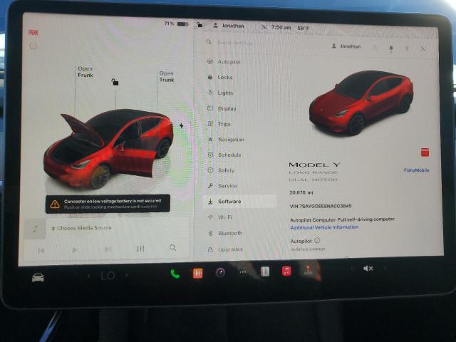 Photo 9 from auction – 2022 TESLA MODEL Y with VIN 7SAYGDEE8NA003845