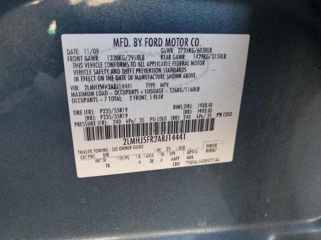 Photo 14 from auction – 2010 LINCOLN MKT with VIN 2LMHJ5FR2ABJ14441