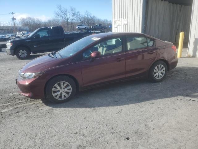 HONDA CIVIC LX 2012 with VIN 2HGFB2F51CH543507 - Photo from auction