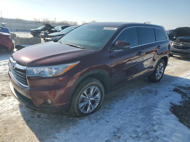 TOYOTA HIGHLANDER 2016 with VIN 5TDZKRFHXGS177634 - Photo from auction