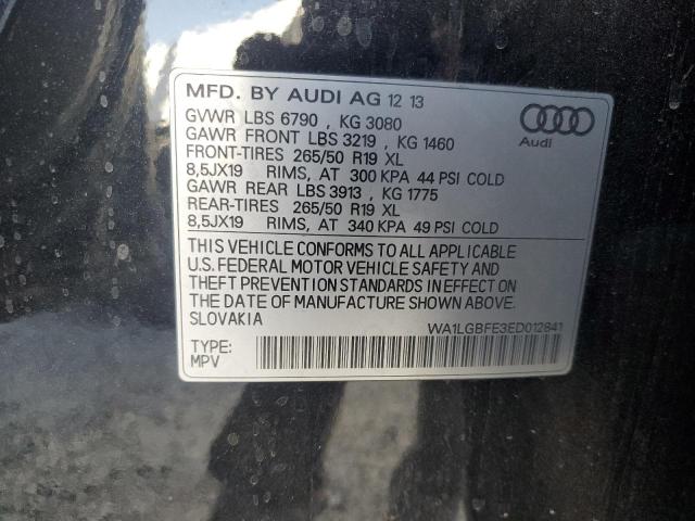 Photo 14 from auction – 2014 AUDI Q7 PREMIUM with VIN WA1LGBFE3ED012841