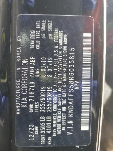 Photo 14 from auction – 2024 KIA EV9 WIND with VIN KNDAFFS58R6035815