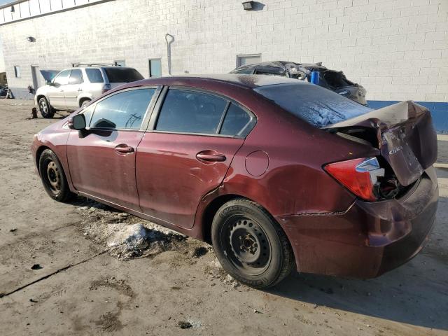 Photo 2 from auction – 2012 HONDA CIVIC LX with VIN 2HGFB2F54CH583791