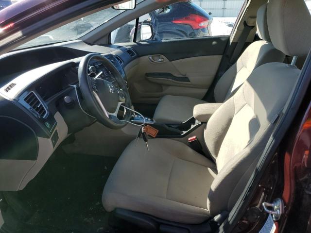 Photo 7 from auction – 2013 HONDA CIVIC LX with VIN 19XFB2F50DE080741