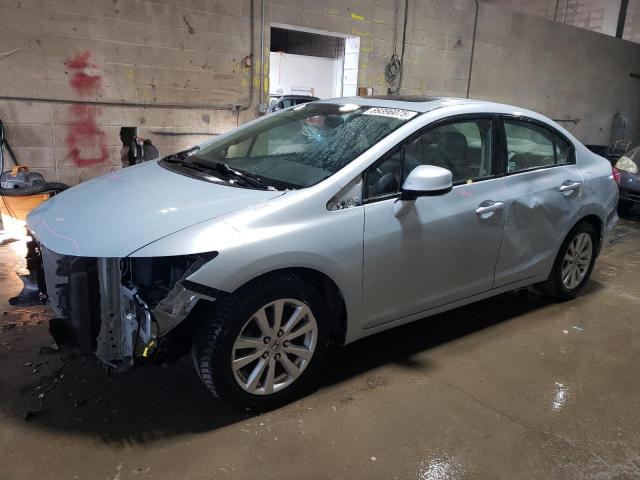 HONDA CIVIC EXL 2012 with VIN 19XFB2F92CE019215 - Photo from auction