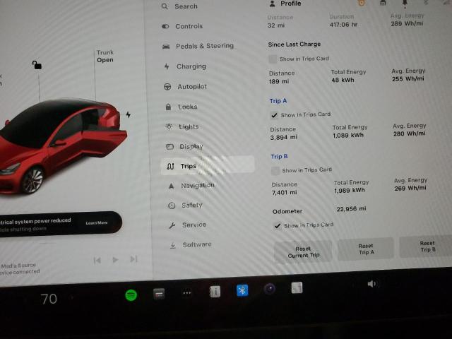 Photo 9 from auction – 2023 TESLA MODEL 3 with VIN 5YJ3E1EA2PF433935