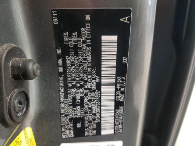Photo 14 from auction – 2012 TOYOTA SIENNA LE with VIN 5TDKK3DC7CS178997
