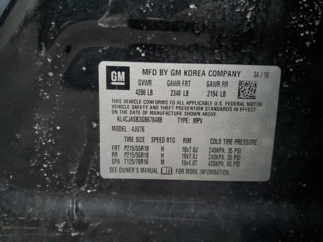 Photo 14 from auction – 2016 BUICK ENCORE with VIN KL4CJASB3GB678488