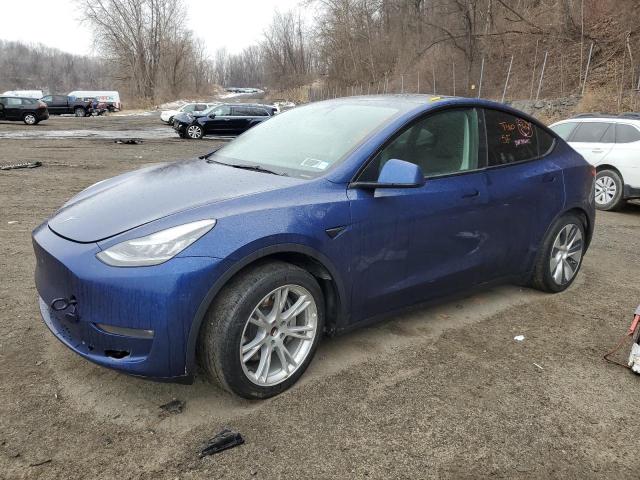 TESLA MODEL Y 2021 with VIN 5YJYGDED0MF107381 - Photo from auction