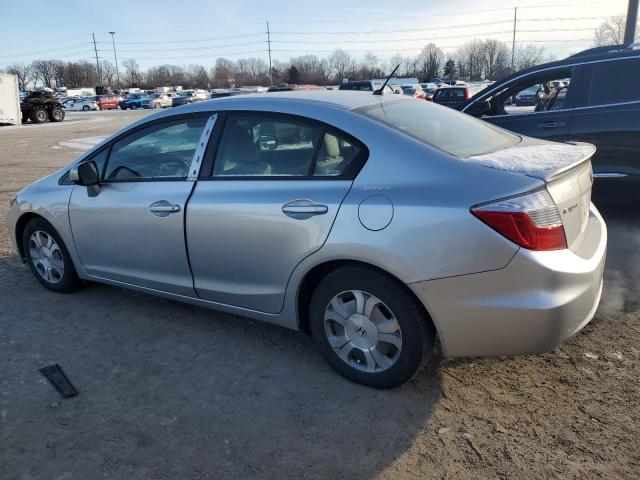 Photo 2 from auction – 2012 HONDA CIVIC HYBR with VIN JHMFB4F25CS003441