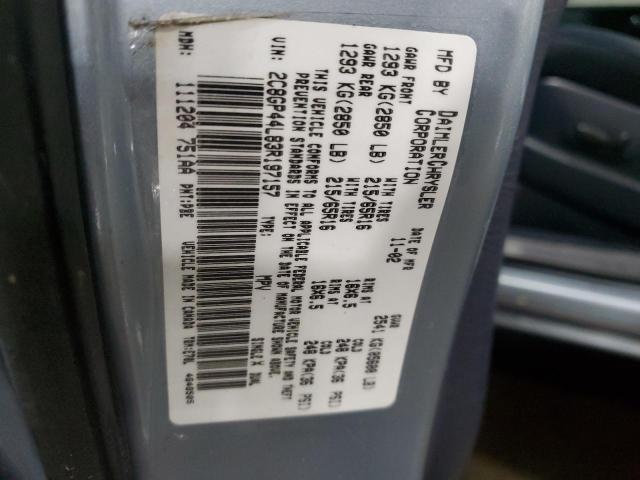 Photo 14 from auction – 2003 CHRYSLER TOWN & COU with VIN 2C8GP44L83R197157
