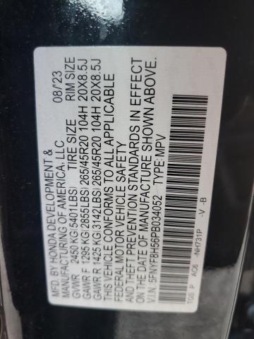 Photo 14 from auction – 2023 HONDA PASSPORT E with VIN 5FNYF8H56PB034052